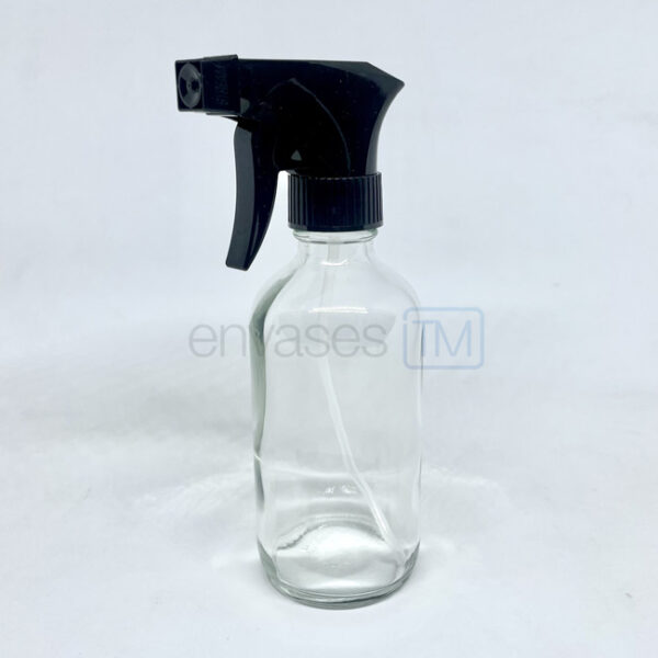 Botella 250 ml. vidrio transparente con gatillo