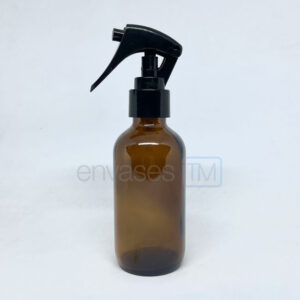 Botella 120 ml. vidrio ambar con gatillo