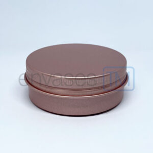 Pote de aluminio 60 ml. rosado